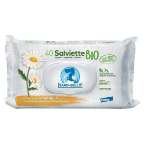 Salviette Detergenti Sano e Bello Bio con camomilla 40pz