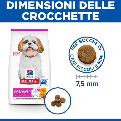 Hill's Cane Mature 7+ Mini Pollo