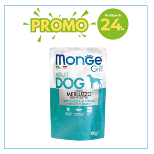 Monge Cane Grill Busta Adulto Merluzzo 100 Gr 2