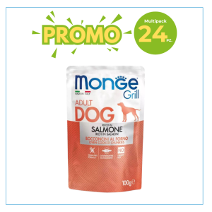 Monge Cane Grill Busta Adulto Salmone 100 Gr 2