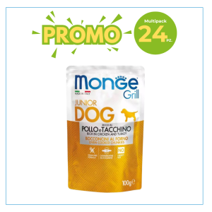 Monge Cane Grill Busta Junior Pollo & Tacchino 100 Gr 2