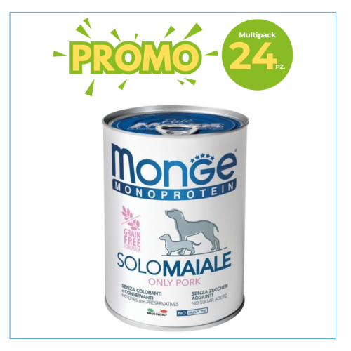 Monge Cane Monoprotein Adulto Solo Maiale 400 Gr