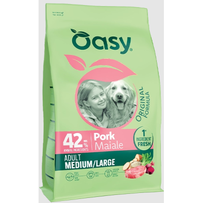 Oasy Cane Original Formula Maiale Medium e Large