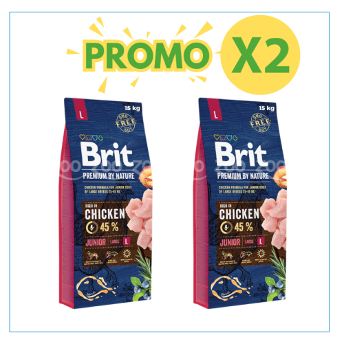 Brit Premium By Nature Cane Junior Large Pollo 15kg