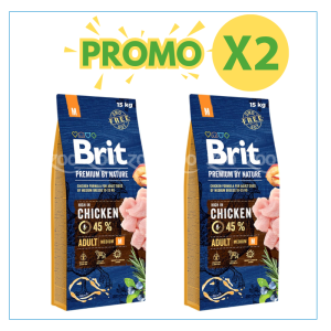 Brit Premium By Nature Cane Adulto Medium Pollo 2