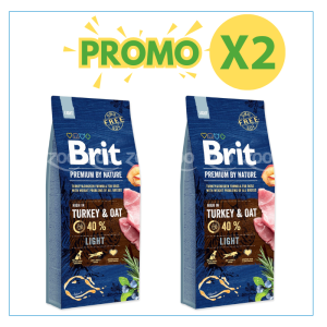 Brit Premium By Nature Cane Adulto Light Tacchino e Avena 2