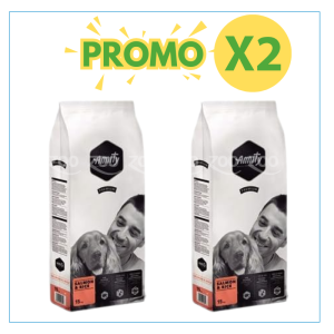 Amity  crocchette per cane premium salmone e riso 2