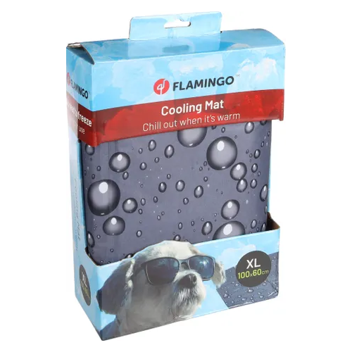 Flamingo Tappetino Refrigerante Drop Grigio Tg. XL