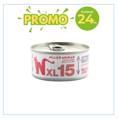 Natural Code Gatto XL 15 Pollo e...