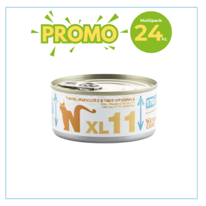 Natural Code Gatto XL 11 Tonno, Merluzzo e Riso Integrale Lattina 170gr 2