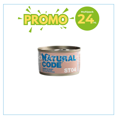 Natural Code Gatto ST04 Tonno e Alici...