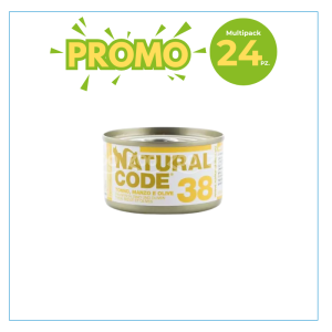 Natural Code Gatto 38 Tonno, Manzo e Olive Lattina 85gr 2