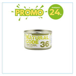 Natural Code Gatto 36 Tonno e Tè Verde Lattina 85gr 2