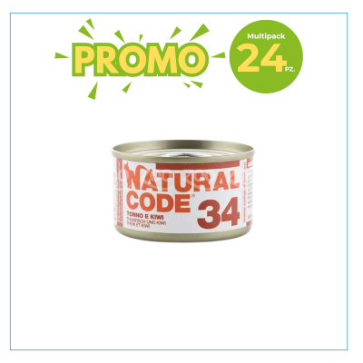 Natural Code Gatto 34 Tonno e Kiwi...