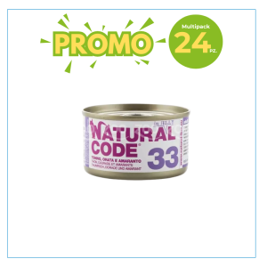 Natural Code Gatto 33 Tonno, Orata e Amaranto Lattina 85gr 2