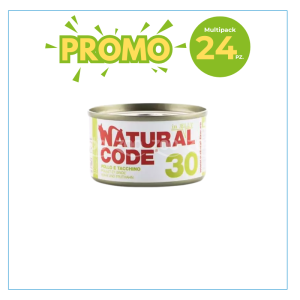 Natural Code Gatto 30 Pollo e Tacchino Lattina 85gr 2
