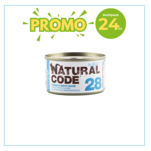 Natural Code Gatto 28 Tonno e Misto Mare Lattina 85gr 2