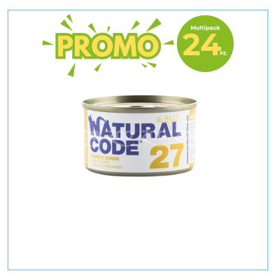 Natural Code Gatto 27 Tonno e Surimi...
