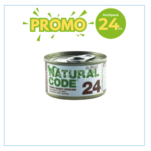 Natural Code Gatto 24 Tonno, Manzo e Verdure Lattina 85gr 2