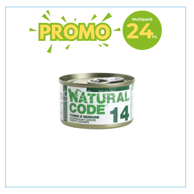 Natural Code Gatto 14 Tonno e Verdure...