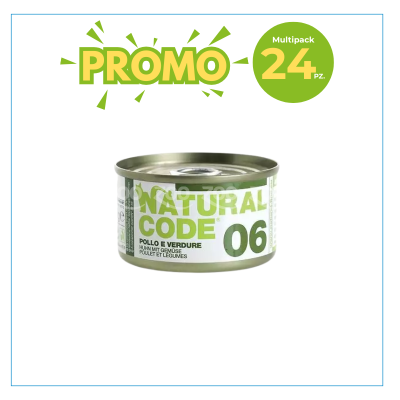 Natural Code Gatto 06 Pollo e Verdure...