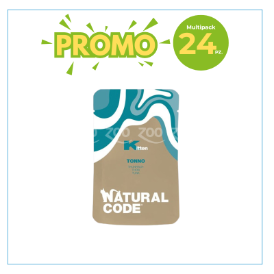 Natural Code Gatto Kitten Tonno Busta...