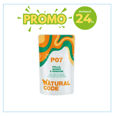 Natural Code Gatto P07 Pollo, Manzo e...