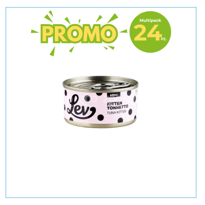 Lev Gatto Kitten Tonnetto Lattina 70gr