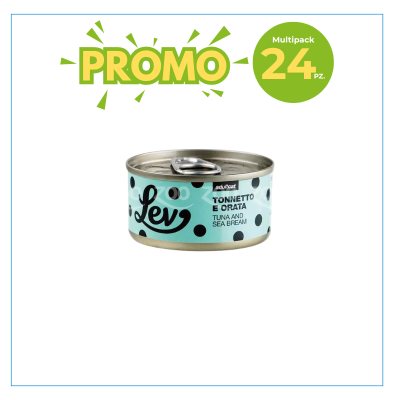 Lev Gatto Tonnetto e Orata Lattina 70gr