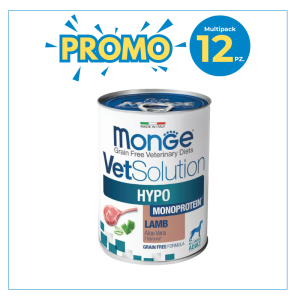 Monge VetSolution Hypoallergenic Agnello lattina 400gr 2