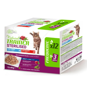 Natural Trainer Gatto Multipack 12x 82gr