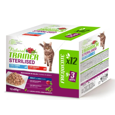 Natural Trainer Gatto Multipack 12x 82gr
