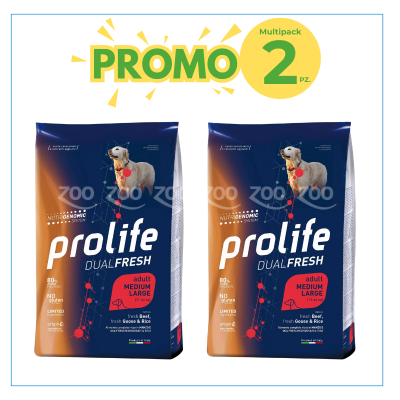 Prolife Cane Dual Fresh Manzo, Oca e...