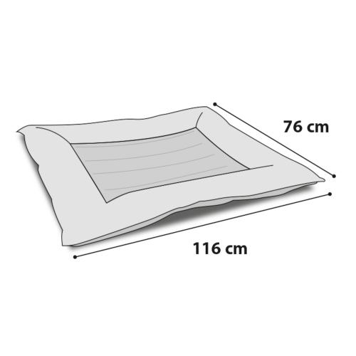 Flamingo Cuscino Refrigerante 100x100 Fresk 116x76
