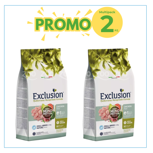 Exclusion Cane Mediterraneo Monoprotein Mature Medium & Large Pollo