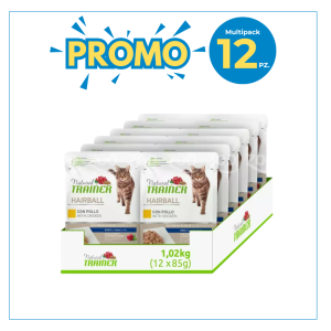 Trainer Gatto Natural Hairball Pollo Bustina 85 Gr 2