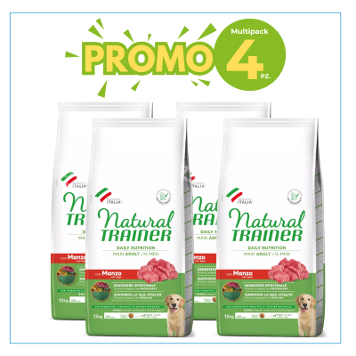 Natural Trainer cani Maxi Adult Manzo...