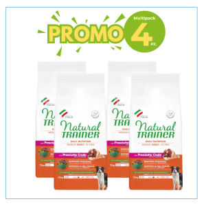 Natural Trainer cani Medium Adult Prosciutto crudo e Riso 2