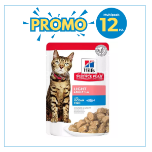 Hill's Gatto Science Plan Adulto Light Pesce Oceanico Busta 85 Gr 2