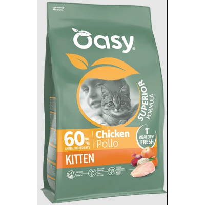 Oasy Gatto Kitten Superior Formula Pollo