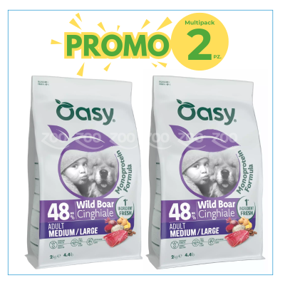 Oasy Cinghiale Monoprotein cane...