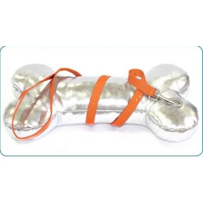 guinzaglio similpelle glossy 1.0 x 120 cm arancio