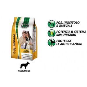 clan medium pollo & tacchino 15 kg