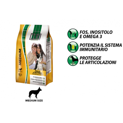 clan medium pollo & tacchino 15 kg