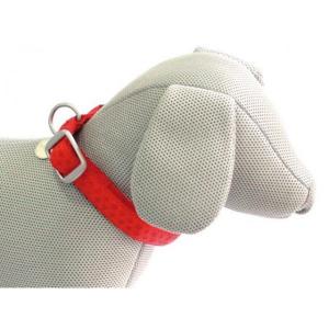 collare in similpelle mylord 2.6-4.0 x 15 cm rosso