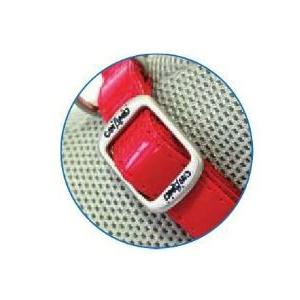 collare in similpelle glossy 2.0-3.0 x 10 cm rosso 2