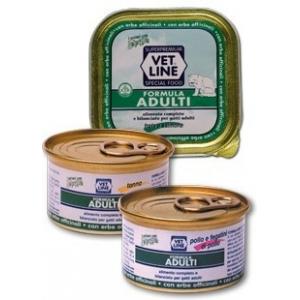 vetline gatto adulti pollo & fegatini di pollo  85 gr