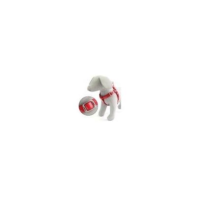 pettorina similpelle glossy 50 - 75 x 2.0 cm rossa
