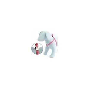 pettorina similpelle my lord 60 - 100 x 2.5 cm rosa