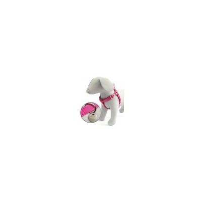 pettorina similpelle glossy 50 - 75 x 2.0 cm fuxia